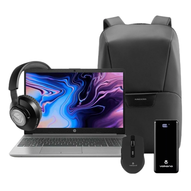 HP 250 G9 15.6 Celeron 8/256 Win11 + Headset + Bag + Mouse + Powerbank)